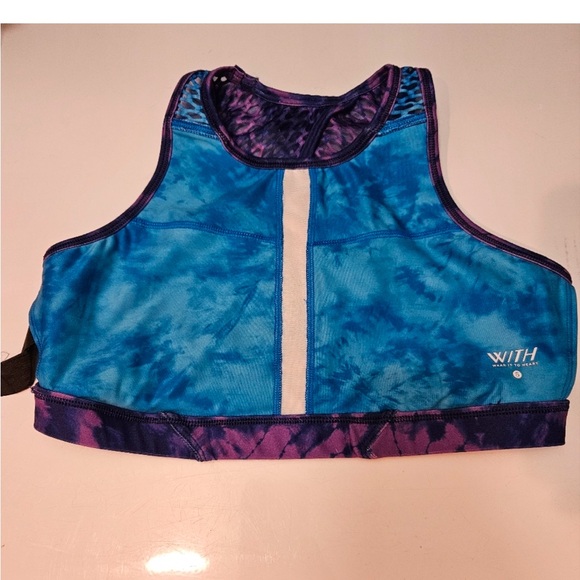Peloton Grateful Dead Tie-Dye Workout Top/ Sports Bra - Picture 8 of 11